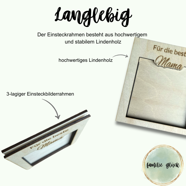 Bilderrahmen Schwangerschaftsverkündung Muttertag