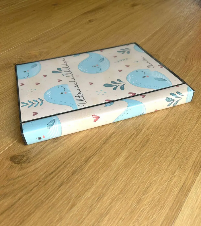 personalisierbares Ultraschallalbum – zeitloses Design, stabiles Hardcover, perfekter Schutz & Geschenk zur Gebur