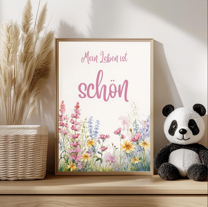 Affirmations-Poster Set für Kinder – 6-teilig DIN A4
